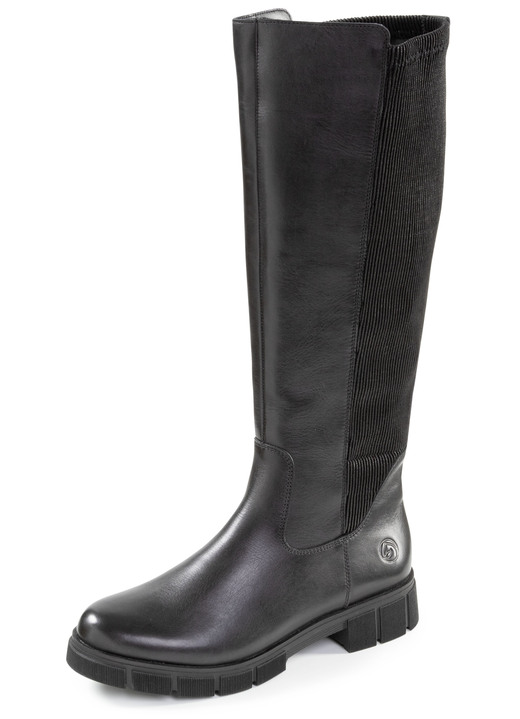 Stiefel & Stiefeletten - Remonte, klassische Damen-Stiefel, Winterschuhe, Weite G, mit Reißverschluss, in Größe 036 bis 042, in Farbe SCHWARZ Ansicht 1