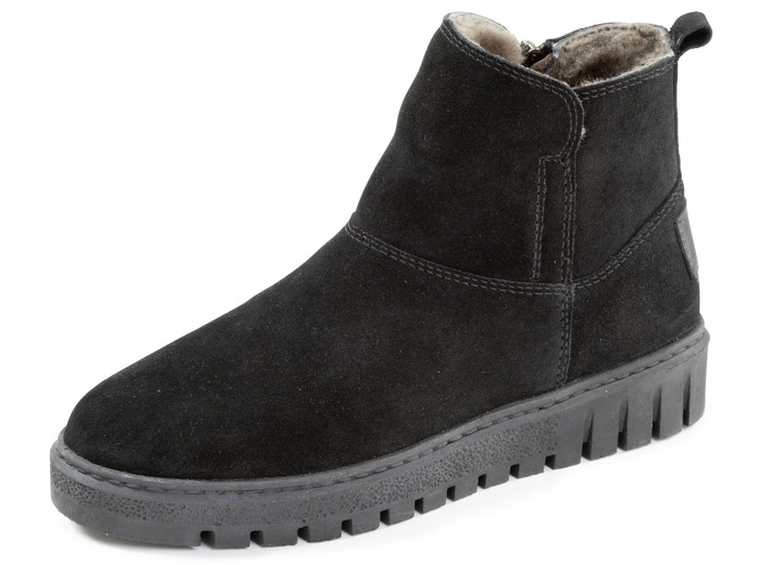 Stiefel & Stiefeletten - ELENA EDEN, warme Damen-Stiefeletten, Winterschuhe, Weite H, mit herausnehmbarem Fußbett, in Größe 036 bis 042, in Farbe SCHWARZ Ansicht 1