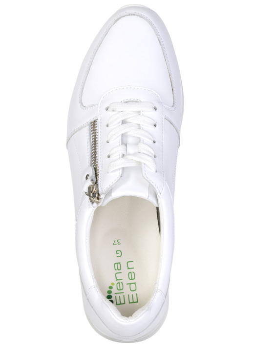 Slipper & Schnürschuhe - ELENA EDEN, bequeme Damen-Sneaker, Weite G, mit herausnehmbarem Fußbett, in Größe 036 bis 042, in Farbe WEISS Ansicht 2