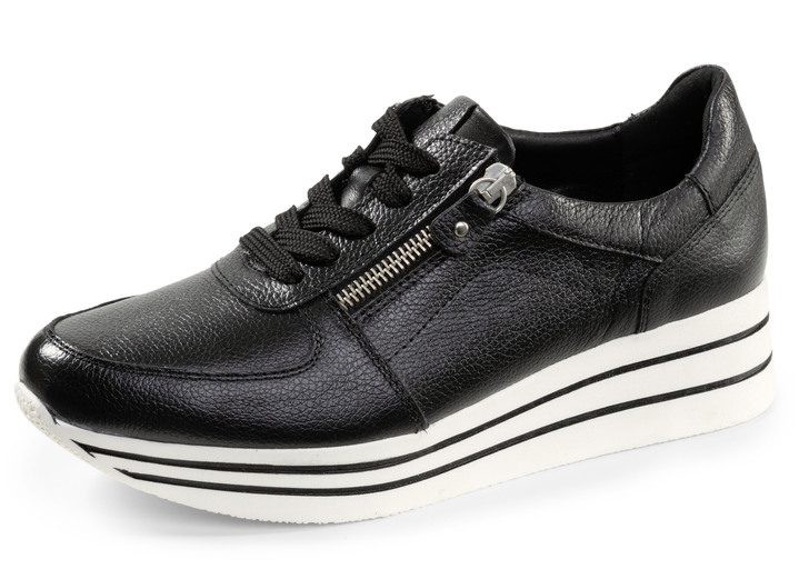 Slipper & Schnürschuhe - ELENA EDEN, bequeme Damen-Sneaker, Weite G, mit herausnehmbarem Fußbett, in Größe 036 bis 042, in Farbe WEISS Ansicht 7