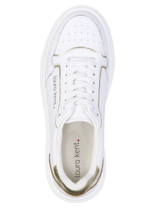 Slipper & Schnürschuhe - laurakent, trendige Damen-Sneaker, Weite H, mit herausnehmbarem Fußbett, in Größe 036 bis 042, in Farbe WEISS Ansicht 2