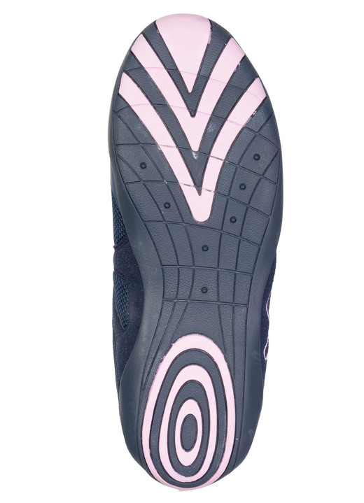 laurakent - laurakent, trendige Damen-Barfußschuhe, mit herausnehmbarem Fußbett, in Größe 036 bis 042, in Farbe MARINE-ROSA Ansicht 3