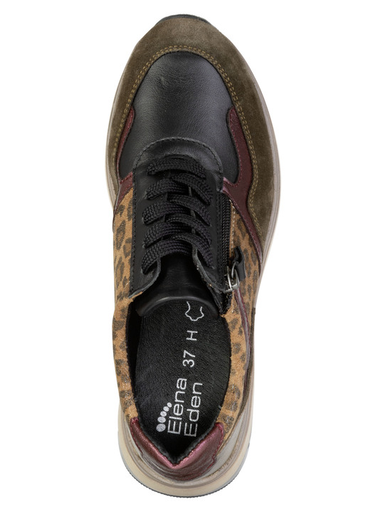 Slipper & Schnürschuhe - ELENA EDEN, trendige Damen-Sneaker, Weite H, mit herausnehmbarem Fußbett, in Größe 036 bis 042, in Farbe GRAU-BUNT Ansicht 5