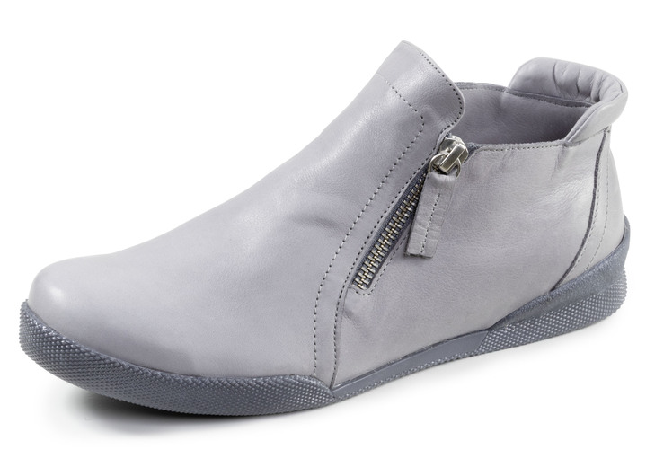 Stiefel & Stiefeletten - Andrea Conti, sportliche Damen-Boots, mit herausnehmbarem Fußbett, in Größe 036 bis 042, in Farbe HELLGRAU Ansicht 1