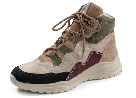 Waldläufer, bequeme Damen-Stiefeletten, Weite H, mit herausnehmbarem Fußbett