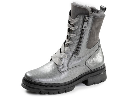 Waldläufer, gefütterte Damen-Stiefeletten, Winterschuhe, Weite H, mit Lammfell