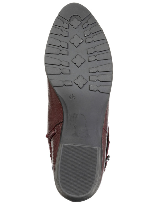 Stiefel & Stiefeletten - ELENA EDEN, bequeme Damen-Stiefeletten, Winterschuhe, Weite G, mit Reißverschluss, in Größe 3 1/2 bis 8, in Farbe BORDEAUX Ansicht 3