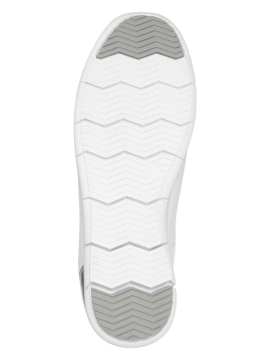 Slipper & Schnürschuhe - ELENA EDEN, bequeme Damen-Sneaker, Weite G, mit herausnehmbarem Fußbett, in Größe 036 bis 042, in Farbe WEISS-SILBER Ansicht 3