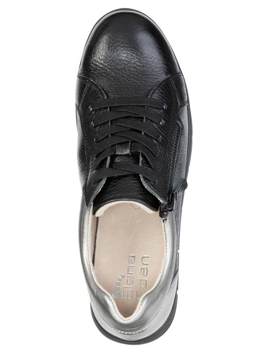 Slipper & Schnürschuhe - ELENA EDEN, bequeme Damen-Sneaker, Weite G, mit herausnehmbarem Fußbett, in Größe 036 bis 042, in Farbe WEISS-SILBER Ansicht 7