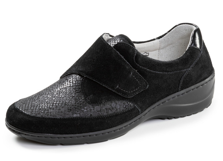 Slipper & Schnürschuhe - Waldläufer, bequeme Damen-Slipper, Weite K, mit herausnehmbarem Fußbett Ansicht 4 Slipper & Schnürschuhe - Waldläufer, bequeme Damen-Slipper, Weite K, mit herausnehmbarem Fußbett, in Größe 4 bis 8 1/2, in Farbe BURGUND Ansicht 4
