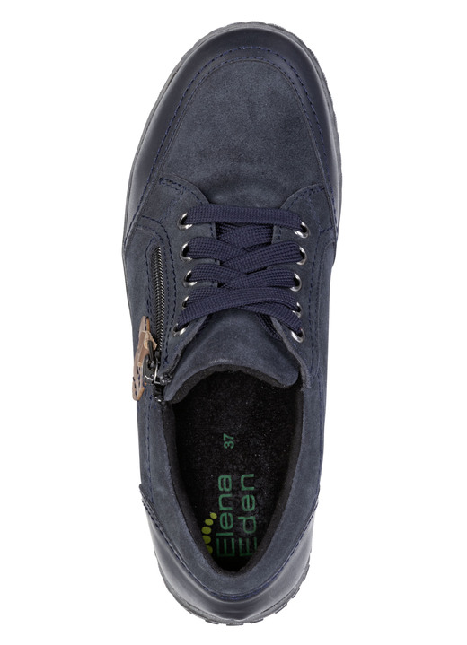 Slipper & Schnürschuhe - ELENA EDEN, bequeme Damen-Schnürschuhe, Weite G, mit herausnehmbarem Fußbett, in Größe 036 bis 042, in Farbe MARINE Ansicht 2