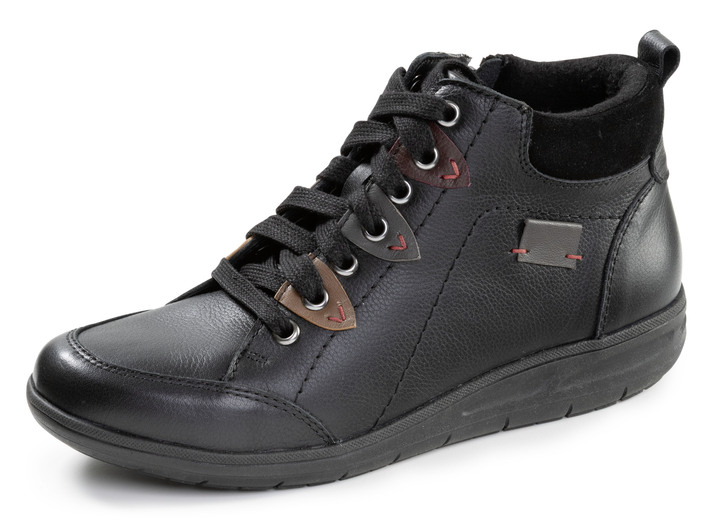 Stiefel & Stiefeletten - ELENA EDEN, bequeme Damen-Boots, Weite H, mit herausnehmbarem Fußbett, in Größe 036 bis 042, in Farbe BURGUND Ansicht 4