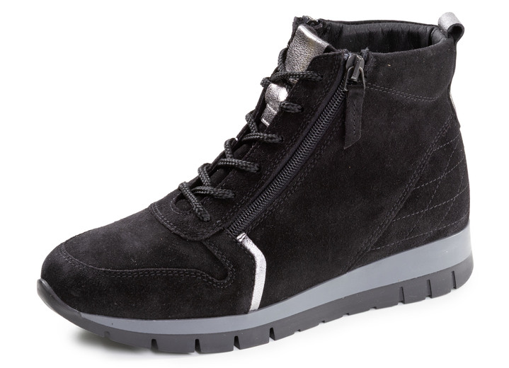 Stiefel & Stiefeletten - ELENA EDEN, gefütterte Damen-Boots, Winterschuhe, Weite G, mit herausnehmbarem Fußbett, in Größe 036 bis 042, in Farbe SCHWARZ Ansicht 1