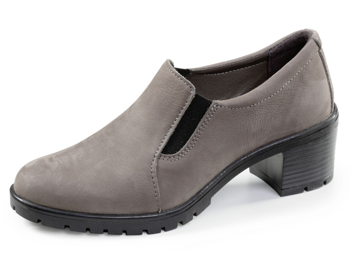 Pumps & Ballerina - ELENA EDEN, eleganter Damen-Trotteur, Weite H, mit herausnehmbarem Fußbett, in Größe 036 bis 042, in Farbe TAUPE Ansicht 1