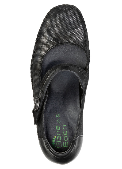 Pumps & Ballerina - ELENA EDEN, schicke Damen-Pumps, Weite G, mit herausnehmbarem Fußbett, in Größe 036 bis 042, in Farbe JEANS Ansicht 6