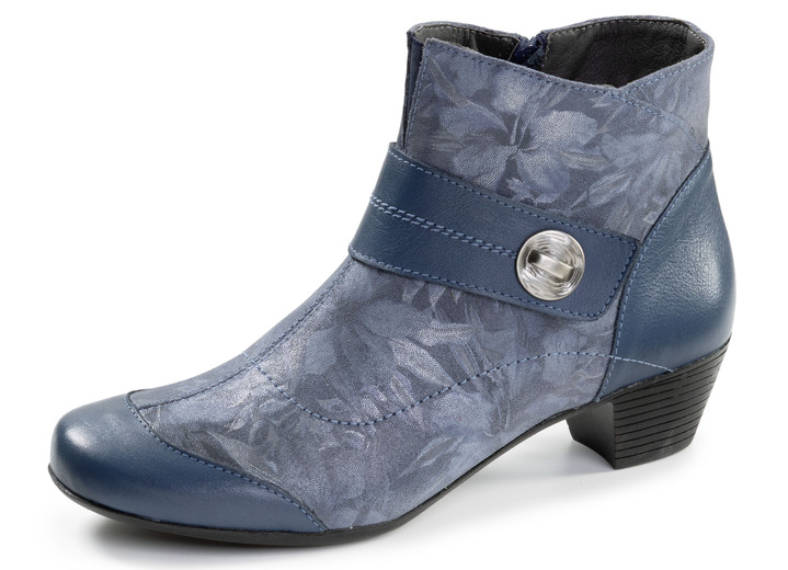Stiefel & Stiefeletten - ELENA EDEN, elegante Damen-Stiefeletten, Weite G, mit herausnehmbarem Fußbett, in Größe 036 bis 042, in Farbe EISGRAU-SILBER Ansicht 7