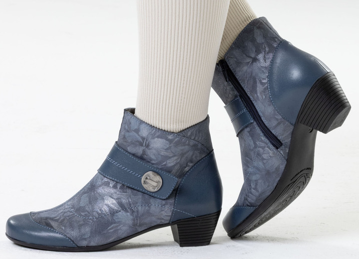 Stiefel & Stiefeletten - ELENA EDEN, elegante Damen-Stiefeletten, Weite G, mit herausnehmbarem Fußbett, in Größe 036 bis 042, in Farbe EISGRAU-SILBER Ansicht 11