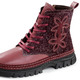 Stiefel & Stiefeletten - Gemini, modische Damen-Stiefeletten, Winterschuhe, Weite G, mit herausnehmbarem Fußbett, in Größe 036 bis 042, in Farbe MARINE – Farbe ROT – Ansicht 1