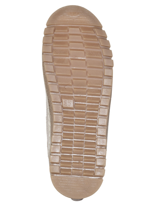 Slipper & Schnürschuhe - Gemini, schicke Damen-Schnürschuhe, Weite G, mit herausnehmbarem Fußbett, in Größe 036 bis 042, in Farbe KIESEL Ansicht 3