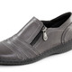 Slipper & Schnürschuhe - ELENA EDEN, bequeme Damen-Slipper, Weite G, mit herausnehmbarem Fußbett – Farbe GRAU – Ansicht 1 Slipper & Schnürschuhe - ELENA EDEN, bequeme Damen-Slipper, Weite G, mit herausnehmbarem Fußbett, in Größe 036 bis 042, in Farbe BURGUND – Farbe GRAU – Ansicht 1