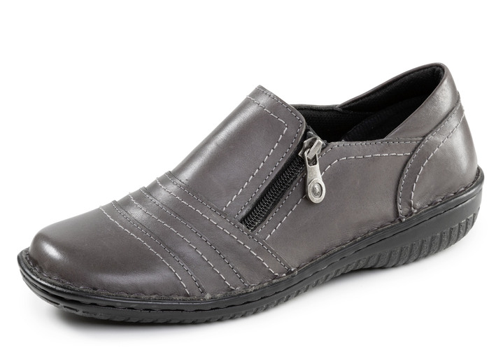 Slipper & Schnürschuhe - ELENA EDEN, bequeme Damen-Slipper, Weite G, mit herausnehmbarem Fußbett Ansicht 5 Slipper & Schnürschuhe - ELENA EDEN, bequeme Damen-Slipper, Weite G, mit herausnehmbarem Fußbett, in Größe 036 bis 042, in Farbe BURGUND Ansicht 5