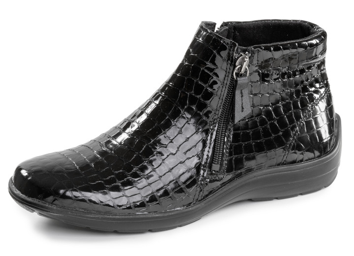 Stiefel & Stiefeletten - ELENA EDEN, komfortable Damen-Stiefeletten, Weite H, mit herausnehmbarem Fußbett, in Größe 035 bis 042, in Farbe BURGUND Ansicht 4