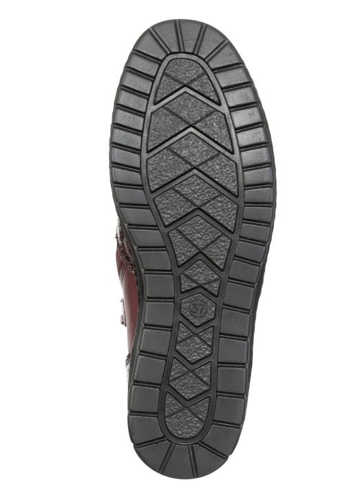 Stiefel & Stiefeletten - ELENA EDEN, komfortable Damen-Boots, Weite H, mit herausnehmbarem Fußbett Ansicht 3 Stiefel & Stiefeletten - ELENA EDEN, komfortable Damen-Boots, Weite H, mit herausnehmbarem Fußbett, in Größe 036 bis 042, in Farbe BURGUND Ansicht 3