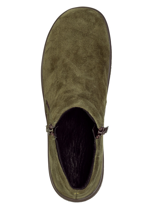 Stiefel & Stiefeletten - ELENA EDEN, bequeme Damen-Boots, Weite G, mit herausnehmbarem Fußbett, in Größe 036 bis 042, in Farbe OLIV Ansicht 2