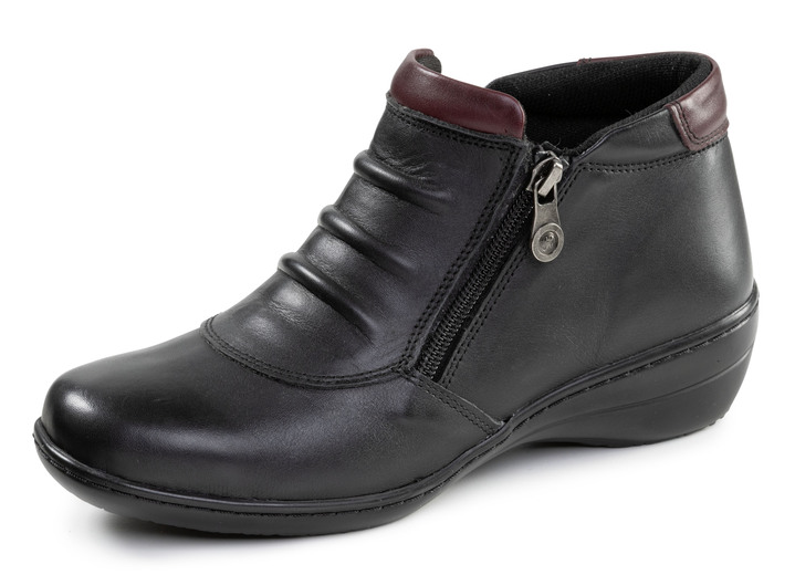 Stiefel & Stiefeletten - ELENA EDEN, bequeme Damen-Boots, Weite H, mit herausnehmbarem Fußbett, in Größe 036 bis 042, in Farbe MARINE-BRAUN Ansicht 4