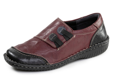 ELENA EDEN, klassische Damen-Slipper, Weite G, mit herausnehmbarem Fußbett