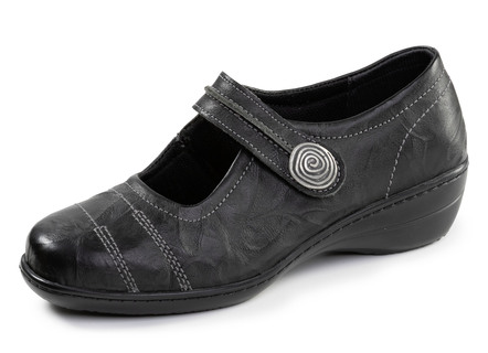 ELENA EDEN, bequeme Damen-Spangenschuhe, Weite H, mit herausnehmbarem Fußbett