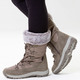 Stiefel & Stiefeletten - Gefütterte Damen-Stiefel, Winterschuhe, mit Reißverschluss, in Größe 036 bis 042, in Farbe TAUPE – Farbe TAUPE – Ansicht 5