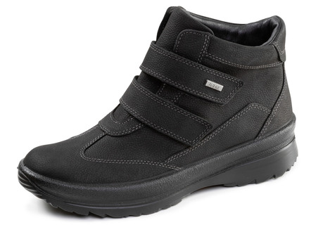 Gefütterte Damen-Boots, Winterschuhe, Weite H, mit Plüsch