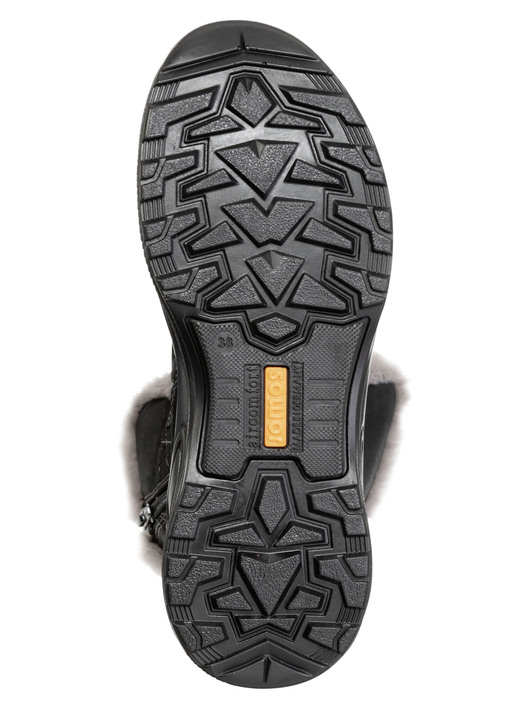 Stiefel & Stiefeletten - Gefütterte Damen-Boots, Winterschuhe, Weite H, mit Reißverschluss, in Größe 036 bis 042, in Farbe SCHWARZ Ansicht 3