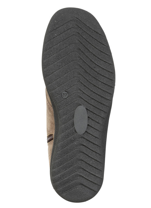 Stiefel & Stiefeletten - ELENA EDEN, gefütterte Damen-Boots, Winterschuhe, mit Lammfell, in Größe 036 bis 042, in Farbe TAUPE Ansicht 3