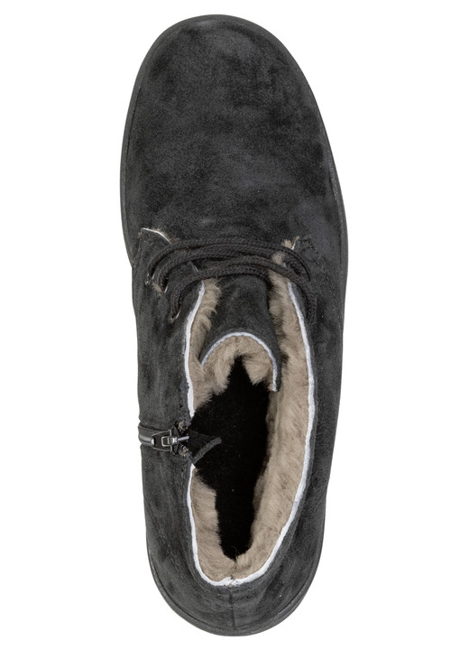 Stiefel & Stiefeletten - ELENA EDEN, gefütterte Damen-Boots, Winterschuhe, mit Lammfell, in Größe 036 bis 042, in Farbe TAUPE Ansicht 5