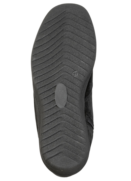 Stiefel & Stiefeletten - ELENA EDEN, gefütterte Damen-Boots, Winterschuhe, mit Lammfell, in Größe 036 bis 042, in Farbe TAUPE Ansicht 6