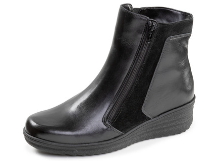 ELENA EDEN, gefütterte Damen-Stiefeletten, Winterschuhe, Weite H, mit Lammfell