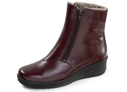 ELENA EDEN, gefütterte Damen-Stiefeletten, Winterschuhe, Weite H, mit Lammfell