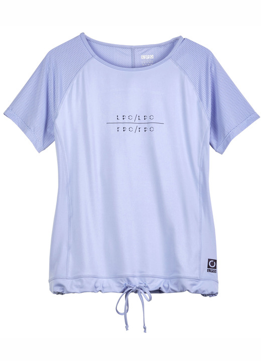 Freizeitanzüge - Funktionsshirt von „LPO“, in Größe 036 bis 048, in Farbe HELLBLAU Ansicht 1