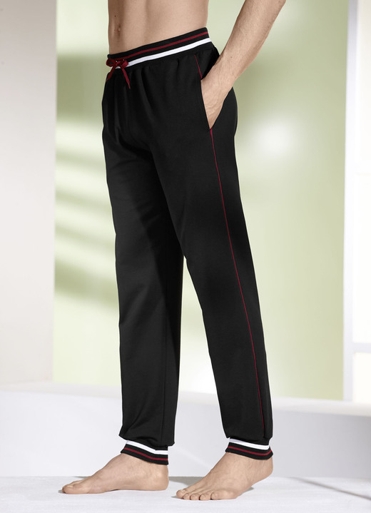 Plantier - Hose mit Ripp-Bündchen, in Größe 024 bis 062, in Farbe MARINE Ansicht 2