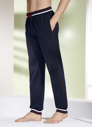 Hose mit Ripp-Bündchen