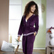 Laurina - Hausanzug von Laurina, in Größe 018 bis 052, in Farbe AUBERGINE – Farbe AUBERGINE – Ansicht 2