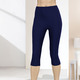Homewear & Freizeitmode - Capri-Leggings in Schlupfform, in Größe 036 bis 054, in Farbe NACHTBLAU