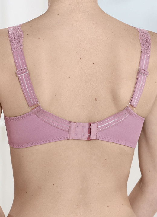 Bügel-BH - LingaDore Bügel-BH mit elastischer Spitze, in Größe 075 bis 105, in Cup E, in Farbe OLIV Ansicht 12