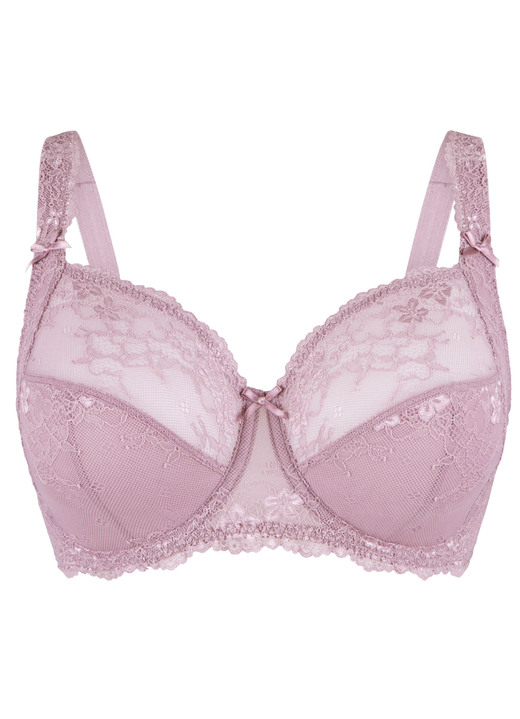 Bügel-BH - LingaDore Bügel-BH mit elastischer Spitze, in Größe 075 bis 105, in Cup F, in Farbe INDIGOBLAU Ansicht 8