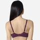 Soft-BH - Edel schimmernder Sassa BH – Farbe BORDEAUX – Ansicht 3 Soft-BH - Edel schimmernder Sassa BH, in Größe 075 bis 095, in Cup C, in Farbe PUDER – Farbe BORDEAUX – Ansicht 3