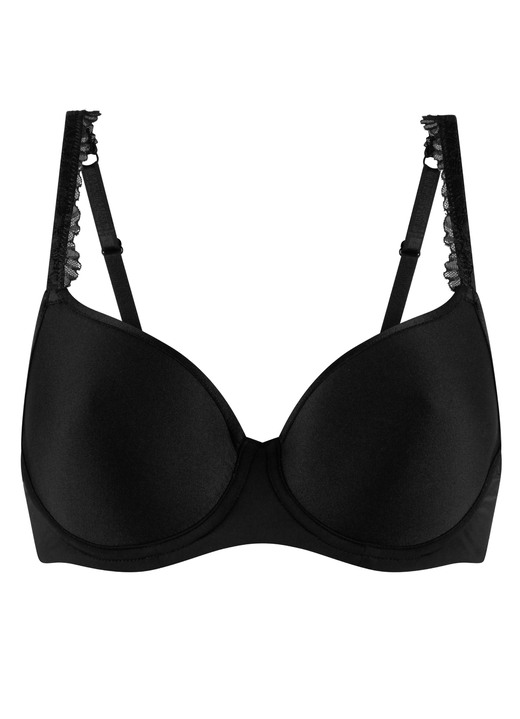 Bügel-BH - LingaDore Bügel-BH mit atmungsaktiven Spacer-Cups, in Größe 070 bis 090, in Cup B, in Farbe SCHWARZ Ansicht 3