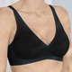 Soft-BH - Naturana BH mit herausnehmbaren Pads, in Größe L bis XL, in Farbe SCHWARZ – Farbe SCHWARZ – Ansicht 1