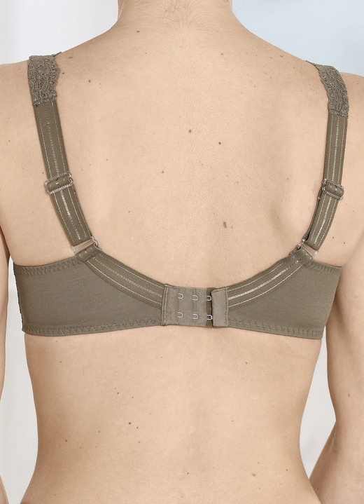 Bügel-BH - LingaDore Bügel-BH mit elastischer Spitze, in Größe 075 bis 105, in Cup F, in Farbe INDIGOBLAU Ansicht 17